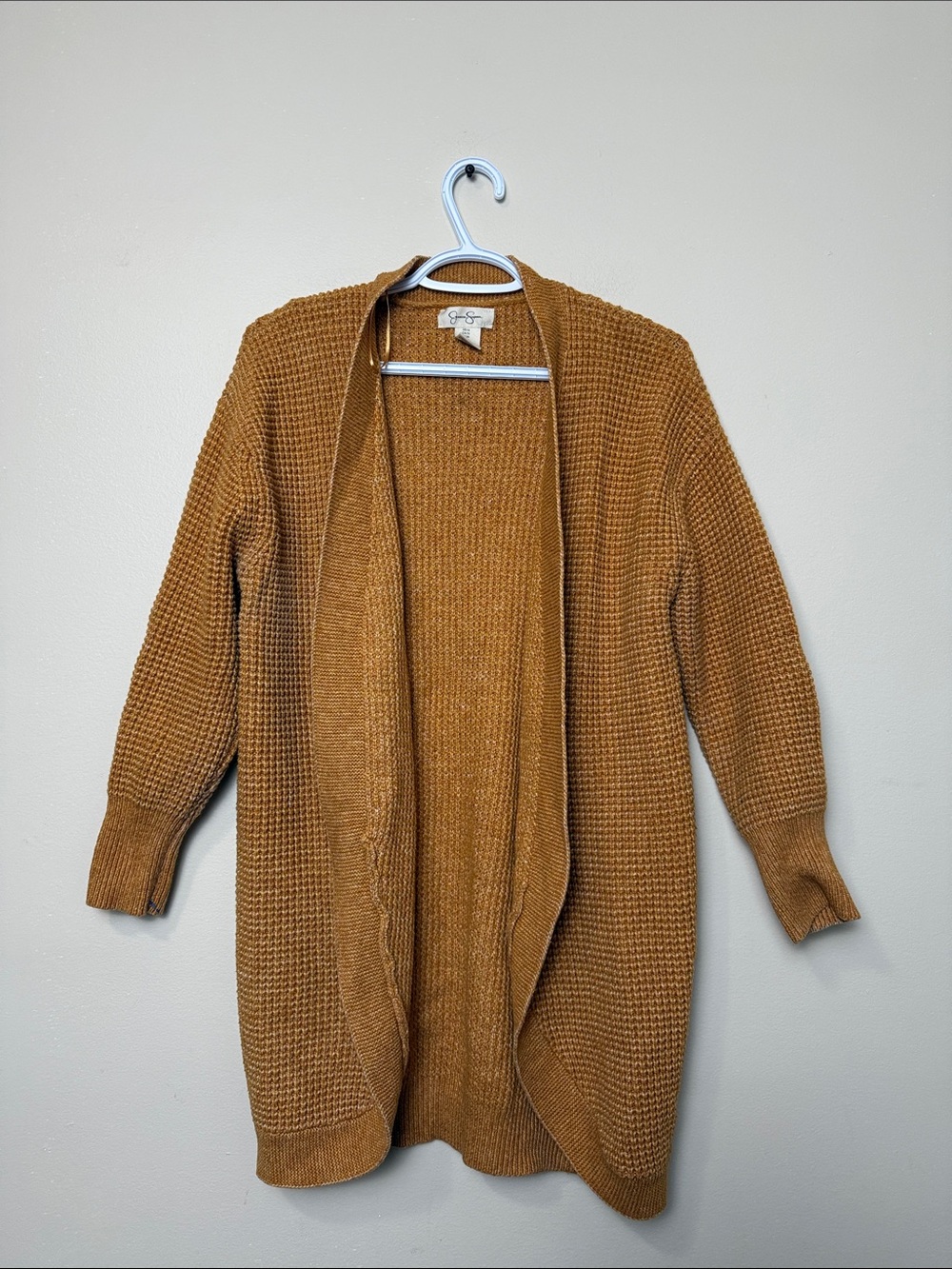 Jessica Simpson Open-Front Waffle chunky Cardigan size 1X